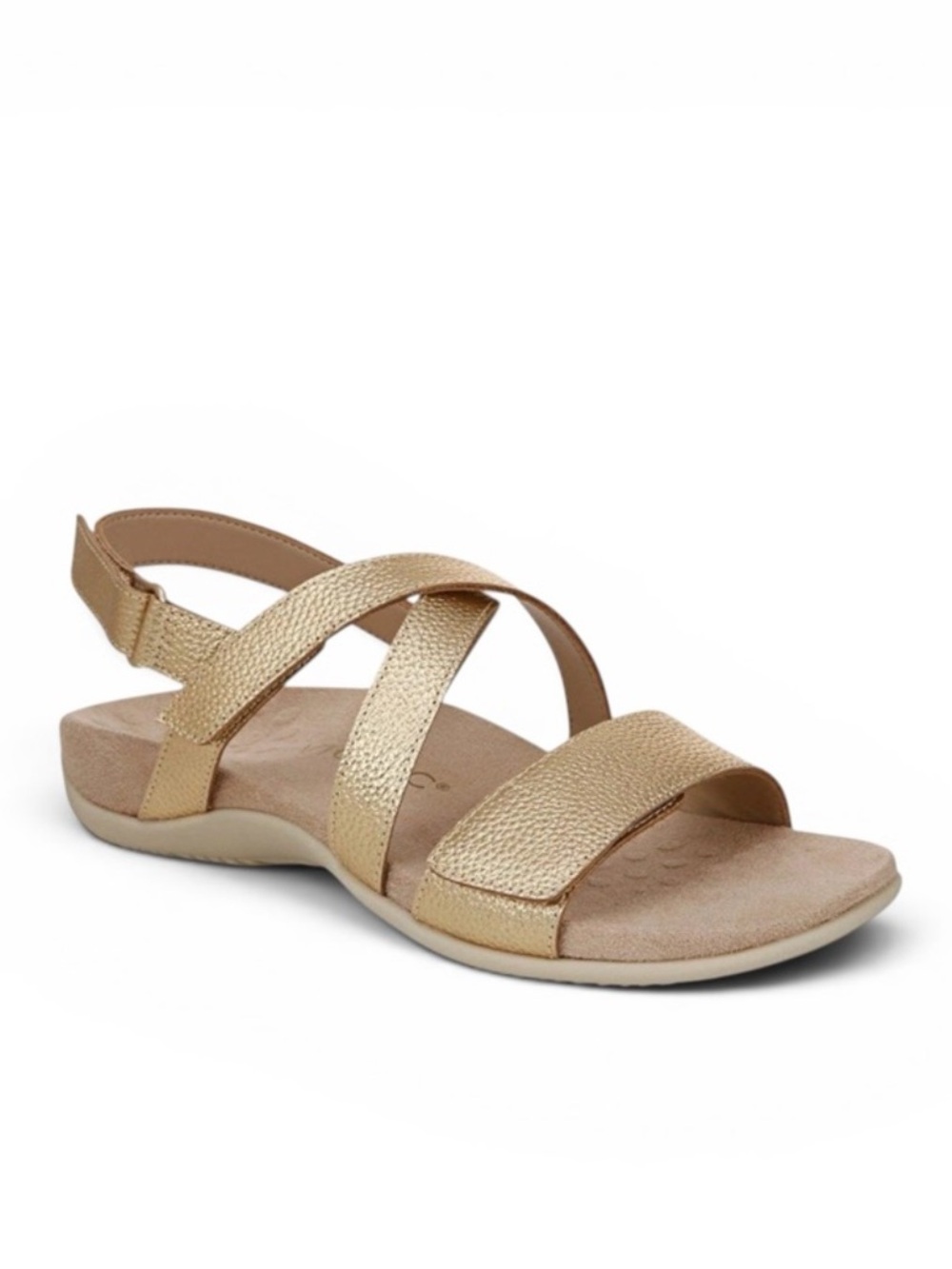 Vionic Raya Gold Metallic Sandals Size 8.5